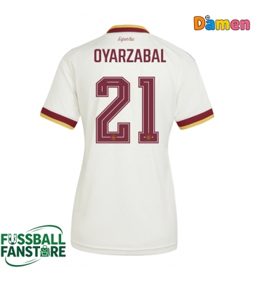 Spanien Mikel Oyarzabal #21 Replik Auswärtstrikot Damen WM 2026 Kurzarm